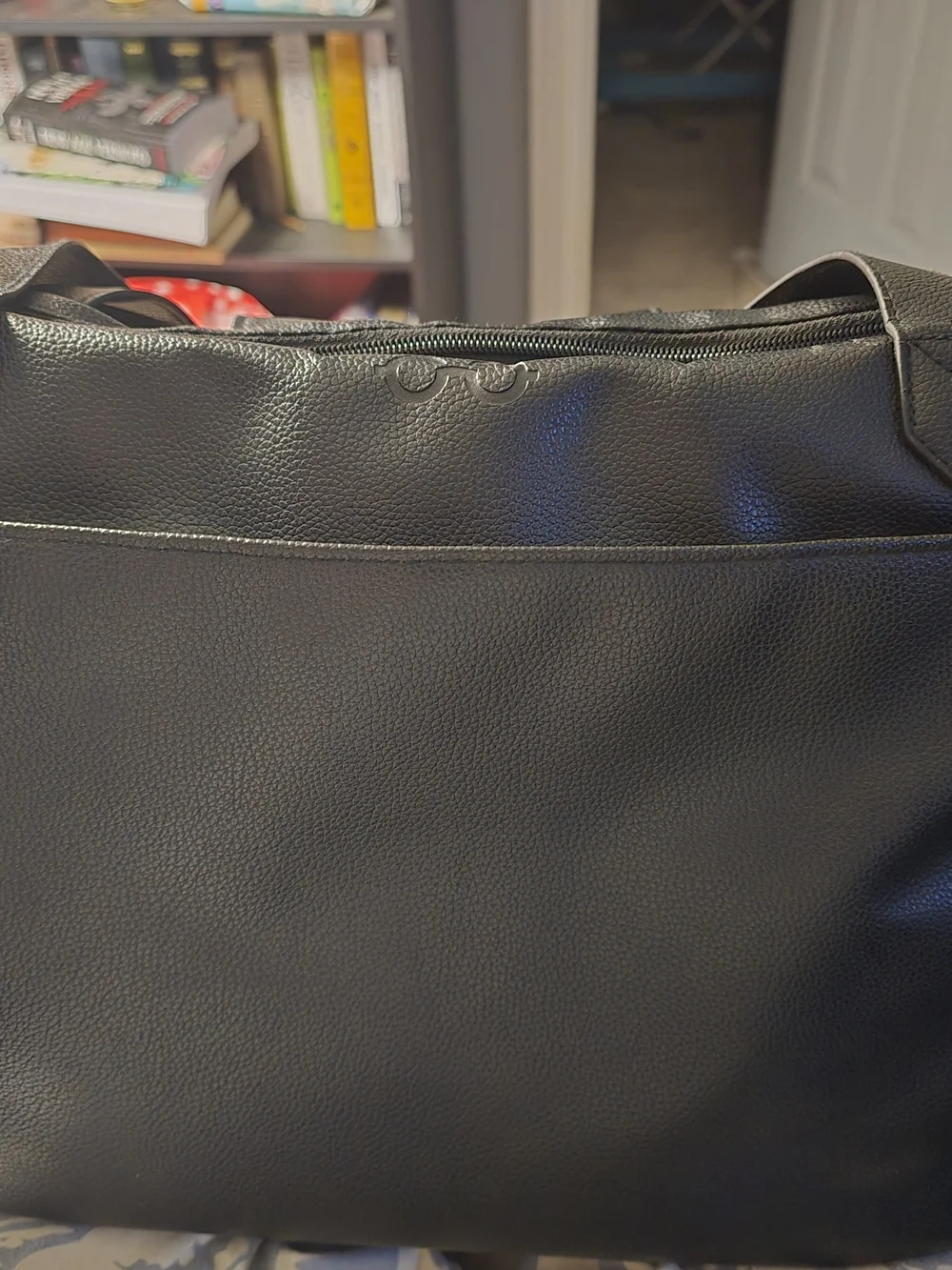 Premium Black Convertible Women’s Baby & Pump Bag with Gold Hardware